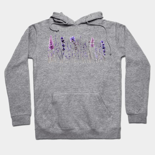 Lavender in Line Hoodie by Inspired Vision Artistry